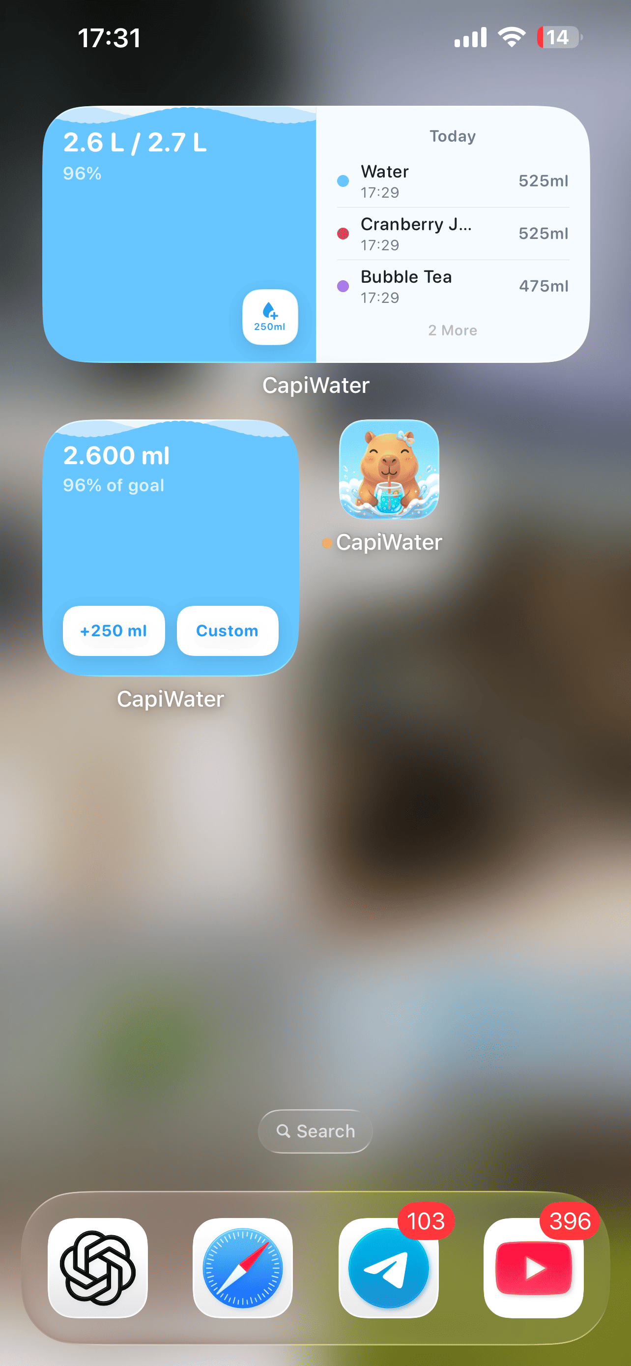 CapiWater right mockup