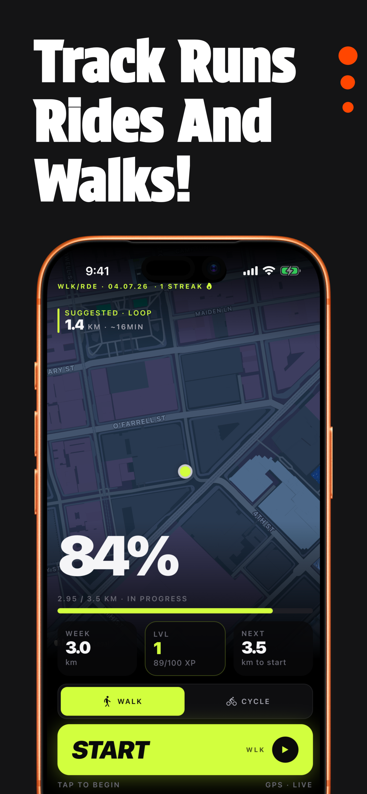 WalkRide screenshot 2